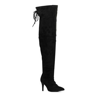 Fashion to Figure Larissa Women's Extra Wide Calf Thigh-High Boots