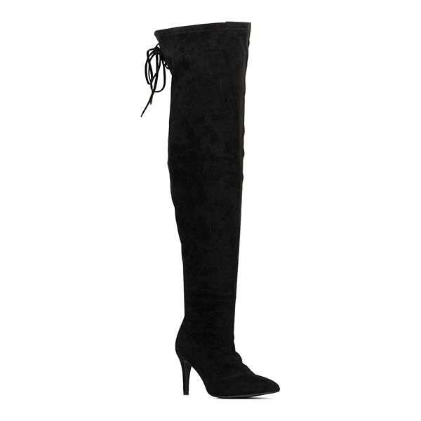 eilah wide calf thigh high boot