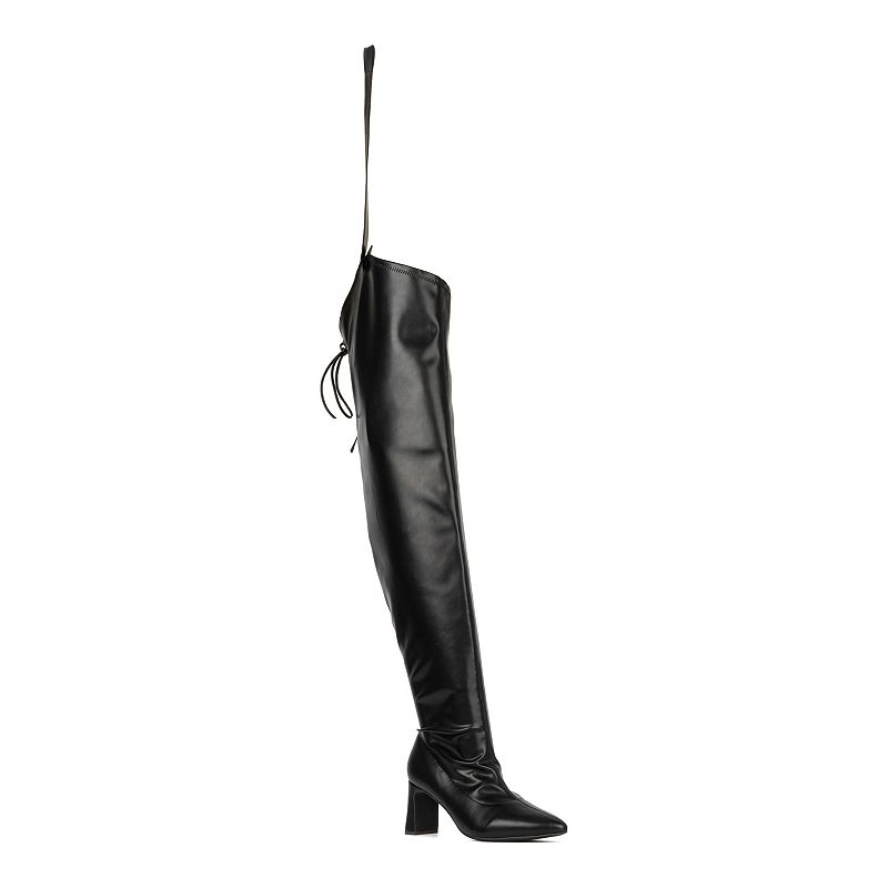 Fashion to Figure Krista Womens Extra Wide Calf Thigh-High Boots, Size: 8 