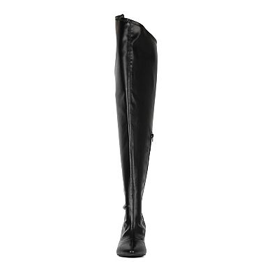Fashion to Figure Krista Women's Extra Wide Calf Thigh-High Boots