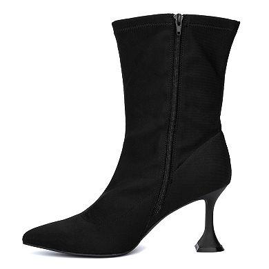 Fashion to Figure Kia Women's Heeled Ankle Boots