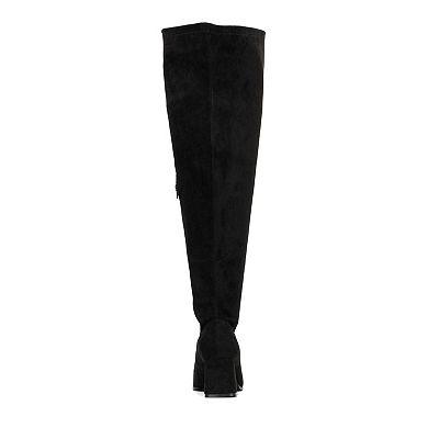 Fashion to Figure Natalia Women's Extra Wide Calf Knee-High Boots