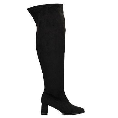 Fashion to Figure Natalia Women's Extra Wide Calf Knee-High Boots