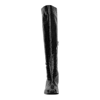 Fashion to Figure Milan Women's Extra Wide Calf Knee-High Boots