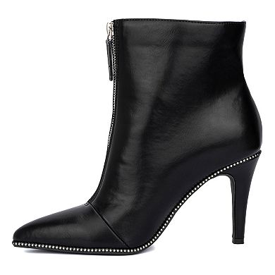 Fashion to Figure Rider Women's Heeled Ankle Boots