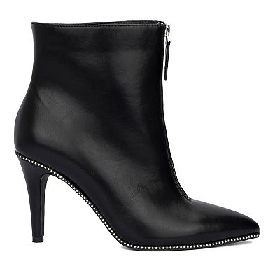 Fashion to Figure Rider Women's Heeled Ankle Boots