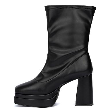 Fashion to Figure Keira Women's Platform Ankle Boots