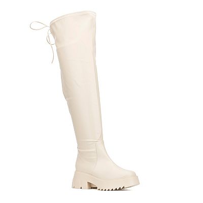 Fashion to figure thigh high boots deals