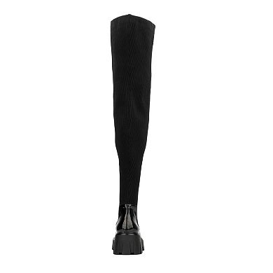 Fashion to Figure Odelia Women's Extra Wide Calf Thigh-High Boots