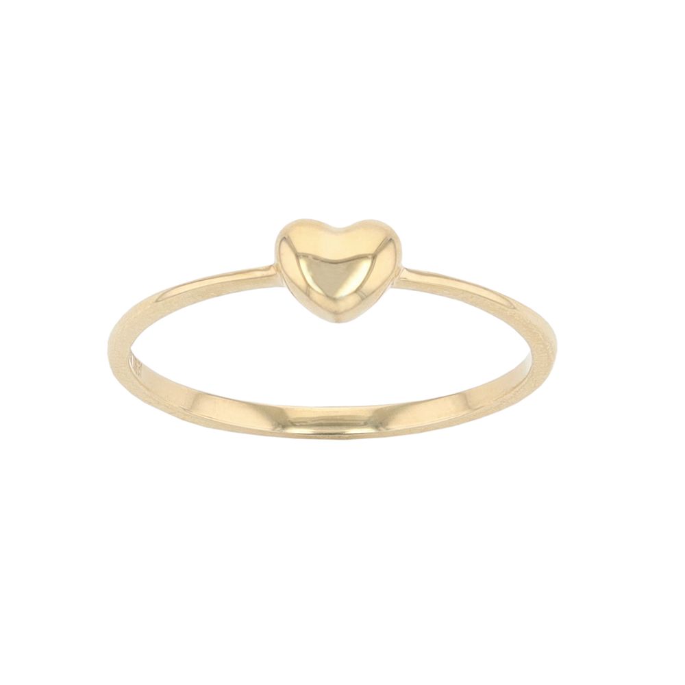 Arrowed Heart Ring 14K