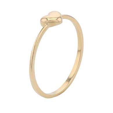 14k Gold Heart Ring