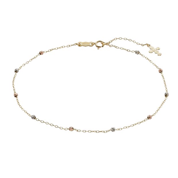 Kohls gold deals anklet