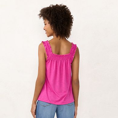 Women's LC Lauren Conrad Smocked Tank