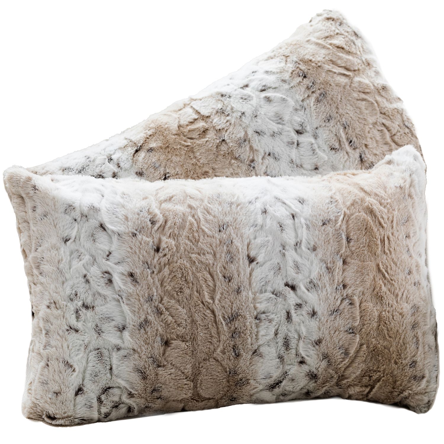 Cheer Collection Set of 2 Leopard Print Soft Velvety Faux Fur Decorative  Lumbar Couch Pillows, 1 - Kroger