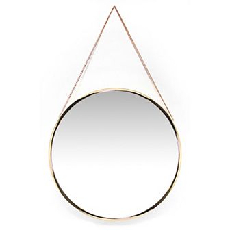 Infinity Instruments Franc Round Wall Mirror