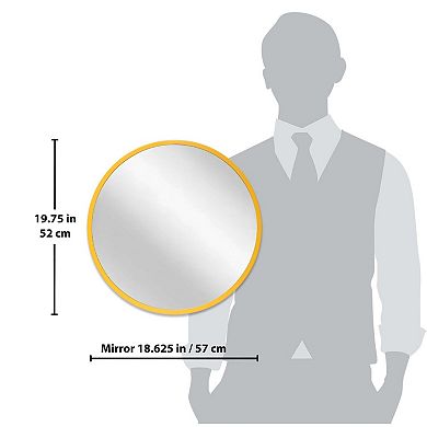 Infinity Instruments Adara Round Wall Mirror