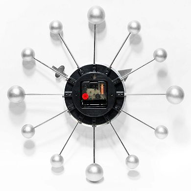 Infinity Instruments Orb Spoke Round Wall Clock