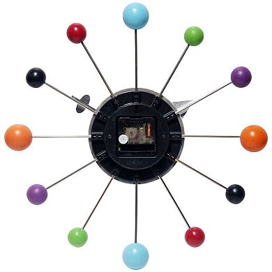 Infinity Instruments Orb Spoke Round Wall Clock