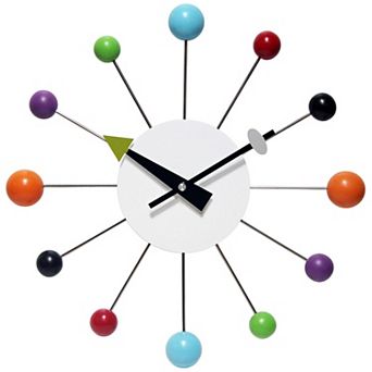 Infinity Instruments Orb Spoke Round Wall Clock