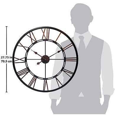 Infinity Instruments Fusion Round Wall Clock