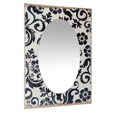 Infinity Instruments French Country Floral Wall Mirror
