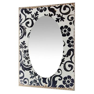 Infinity Instruments French Country Floral Wall Mirror