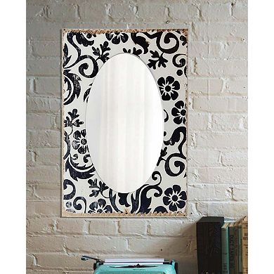 Infinity Instruments French Country Floral Wall Mirror