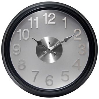 Infinity Instruments Onyx Round Wall Clock