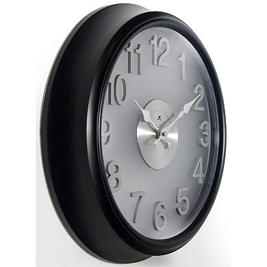 Infinity Instruments Onyx Round Wall Clock