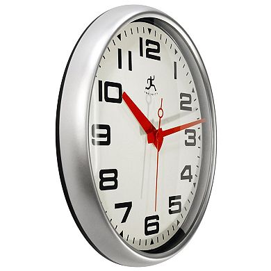 Infinity Instruments Lexington Office Round Wall Clock