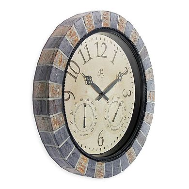 Infinity Instruments Inca II Round Wall Clock