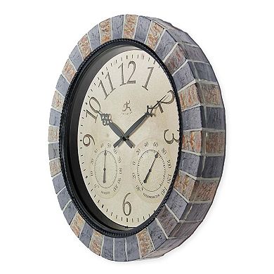 Infinity Instruments Inca II Round Wall Clock