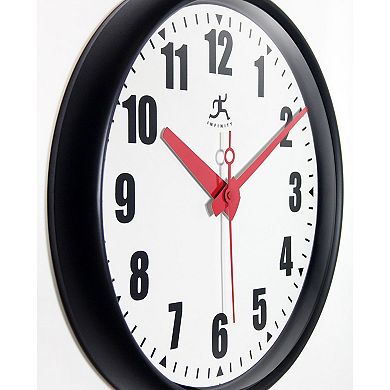 Infinity Instruments Impact Office Round Wall Clock