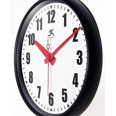 Infinity Instruments Impact Office Round Wall Clock