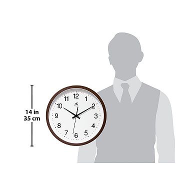 Infinity Instruments Office Round Wall Clock