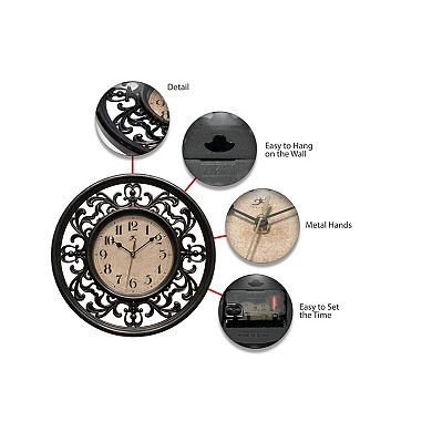 Infinity Instruments Sofia Round Wall Clock