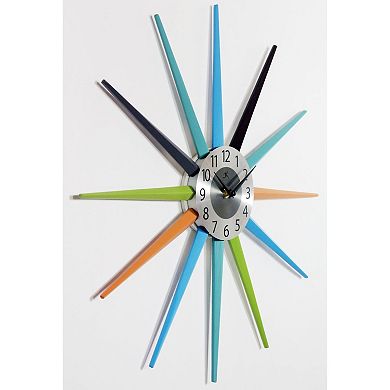 Infinity Instruments Stellar Starburst Wall Clock
