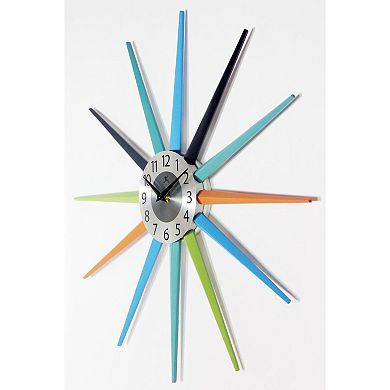 Infinity Instruments Stellar Starburst Wall Clock