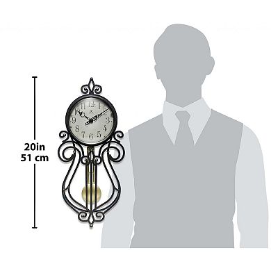 Infinity Instruments Pendulum Wall Clock