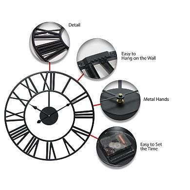 Infinity Instruments Tower Wall Clock