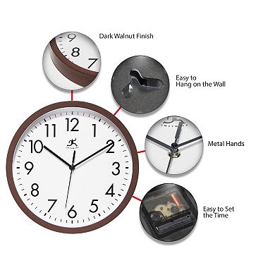 Infinity Instruments Office Round Wall Clock