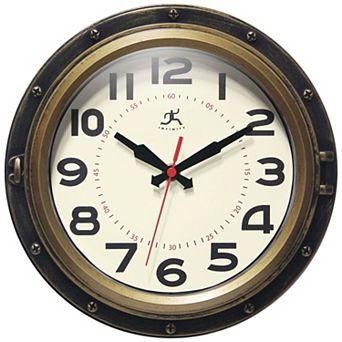 Infinity Instruments Forecaster Round Wall Clock