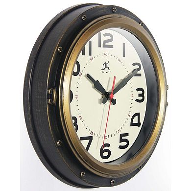 Infinity Instruments Forecaster Round Wall Clock