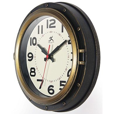 Infinity Instruments Forecaster Round Wall Clock