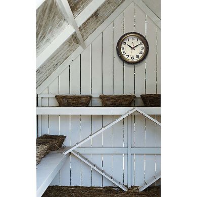 Infinity Instruments Forecaster Round Wall Clock