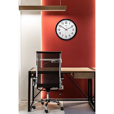 Infinity Instruments ITC Obsidian Round Wall Clock