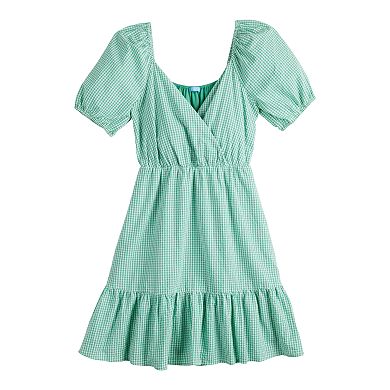 Women's DRAPER JAMES RSVP Puff-Sleeve Surplice Dress