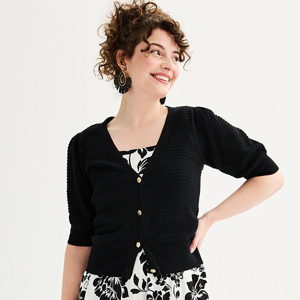 FDJ Elbow Sleeve Cardigan main image 1
