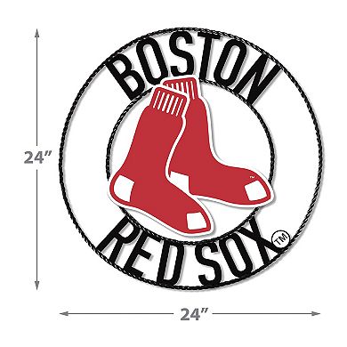 Boston Red Sox Wrought Iron Wall Art