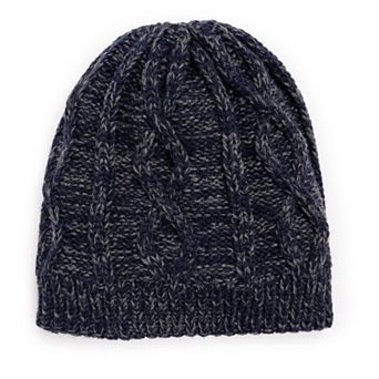 Men's MUK LUKS Cable Knit Heat Retainer Beanie